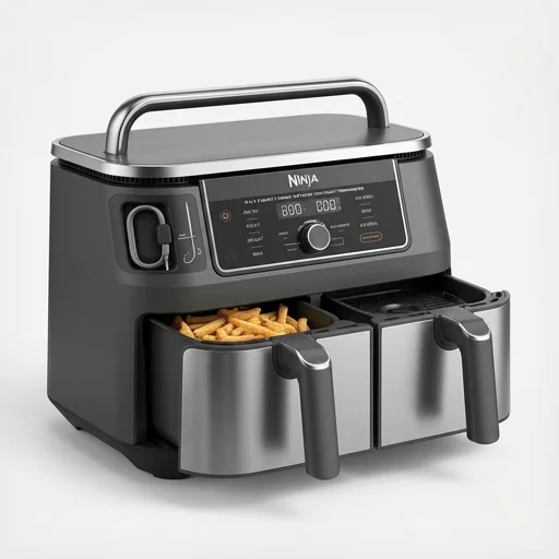 Ninja Foodi 6-in-1 8-Quart 2-Basket Air Fryer (DZ550)