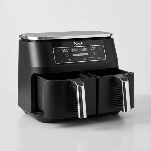Ninja Foodi 6-in-1 8-Quart 2-Basket Air Fryer (DZ550) view 2