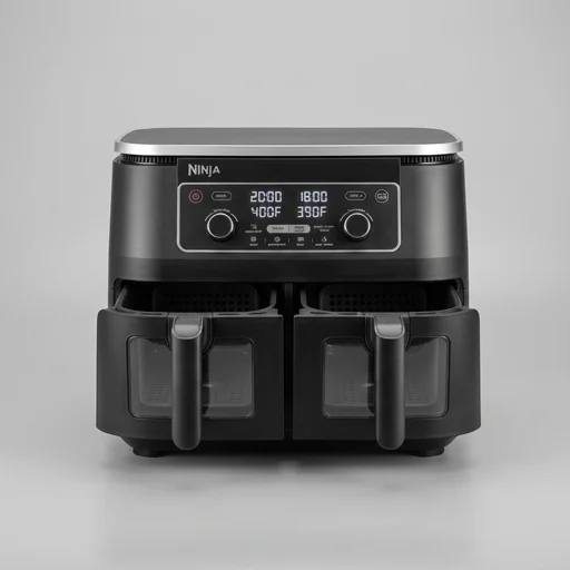 Ninja Foodi DZ201 6.5 Qt 8-in-1 DualZone Air Fryer view 3